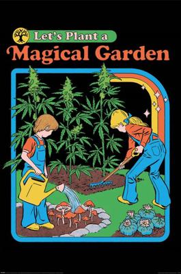 Poster Steven Rhodes Let&apos;s Plant A Magical Garden 61x91,5cm