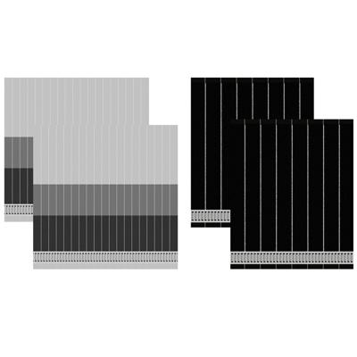 Set DDDDD 2x theedoeken + 2x keukendoeken jules antraciet