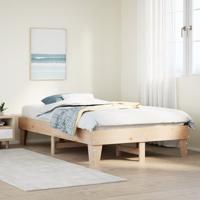Bedframe zonder matras massief grenenhout 120x190 cm