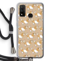 Doggy: Huawei P Smart (2020) Transparant Hoesje met koord