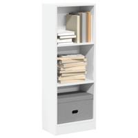 Boekenkast 40x24x109 cm bewerkt hout wit