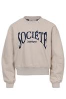 LOOXS 10sixteen Zomer sweater meisjes terry - Dusty beige