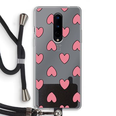Ondersteboven verliefd: OnePlus 8 Transparant Hoesje met koord