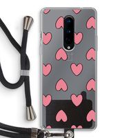 Ondersteboven verliefd: OnePlus 8 Transparant Hoesje met koord Ondersteboven verliefd: OnePlus 8 Transparant Hoesje met koord