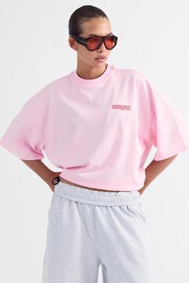 World Of Stieg Oversized T-shirt | Pink