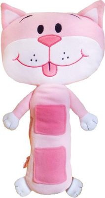 TeleToys gordelhoes Kat junior 34 cm polyester roze/wit TeleToys gordelhoes Kat junior 34 cm polyester roze/wit