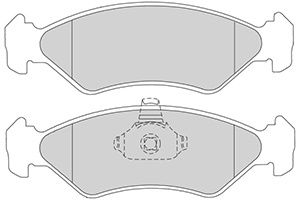 Remblokken set 36996