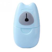 2 PCS Disposable Portable Boxed Soap Papers Hand Washing Convenient For Travel Hiking Outdoor Camping(Blue)