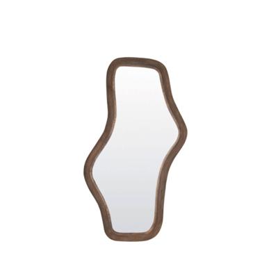 Spiegel Celano hout donker bruin S