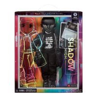 Rainbow High Shadow High S23 Fashion Doll - Rexx Mcqueen (Black) - thumbnail