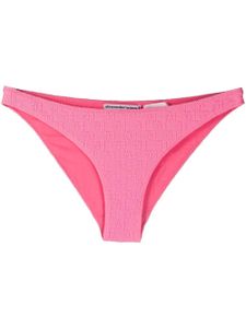 Alexander Wang bas de bikini à logo imprimé - Rose