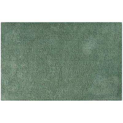 Badkamerkleedje/badmat tapijtje voor op de vloer - groen - 45 x 70 cm