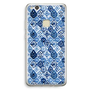 Blauw motief: Huawei Ascend P10 Lite Transparant Hoesje
