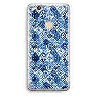 Blauw motief: Huawei Ascend P10 Lite Transparant Hoesje