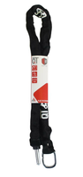 Qtcycletech Abus vierkante schakelslot 1300mm - zwart