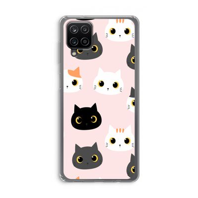 Katten: Samsung Galaxy A12 Transparant Hoesje