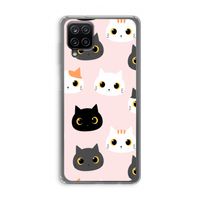 Katten: Samsung Galaxy A12 Transparant Hoesje