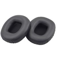 Voor JBL J55/J55a/J55i koptelefoon imitatieleer + Foam zachte oortelefoon beschermende cover earmuffs één paar (zwart)