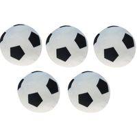 5x Pluche speelgoed voetbal 16 cm - thumbnail