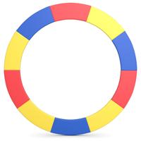 Trampoline Matras 427cm x 427cm x 10cm Trampoline Oefening Fitness Gymnastiek Trampoline Pad Kleurrijk