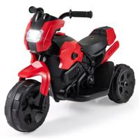 6V Kindermotorfiets Batterijgevoede Elektrische Speelgoedauto voor Jongens en Meisjes van 37-72 Maanden Rood