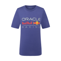 Red Bull Racing T-shirt - 140-146 - Kids - Large Front Logo T-shirt - Blauw - Max Verstappen