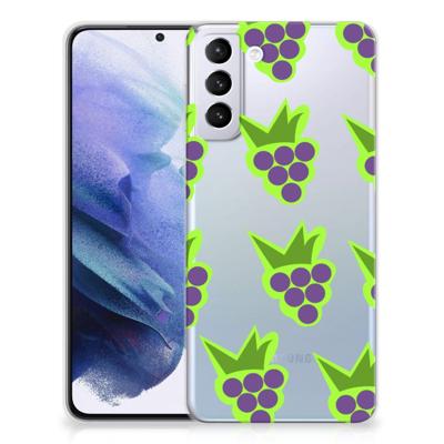 Samsung Galaxy S21 Plus | Siliconen Case | Druiven