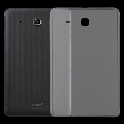 Voor Galaxy tab E 9 6 0.75 mm ultradunne transparante TPU zachte beschermhoes