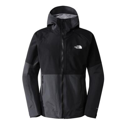 The North Face Jazzi Futurelight Heren Hardshell Jas Asphalt Grey - TNF Black M