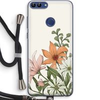 Floral bouquet: Huawei P Smart (2018) Transparant Hoesje met koord