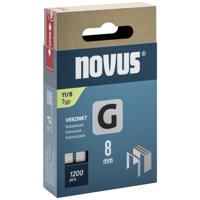 Novus Tools 042-0796 Nieten met plat draad Type 11 1200 stuk(s) Afm. (l x b x h) 8 x 10.6 x 8 mm - thumbnail