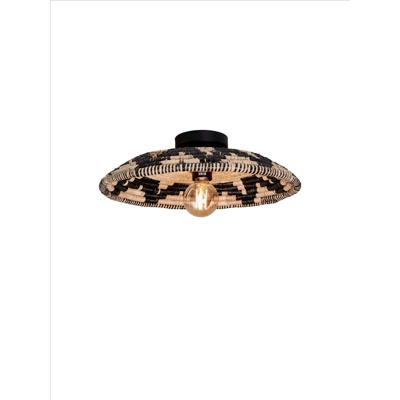 Plafondlamp Andros - Naturel/Zwart - Ø45cm