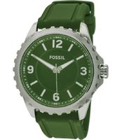 Horlogeband Fossil BQ1537 Silicoon Groen 22mm