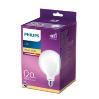 Philips LED Globe G120 E27 13-120W 2700K filament mat blister - 5103284