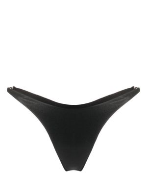 Mugler bas de bikini Star - Noir
