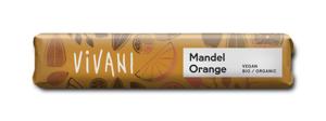Vivani Chocolate To Go almond orange vegan - 35 gram