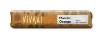 Vivani Chocolate To Go almond orange vegan - 35 gram
