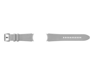 Samsung Galaxy Watch4/Watch4 Classic/Watch5 hybride lederen band ET-SHR89LSEGEU - M/L - zilver