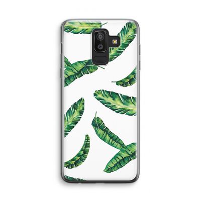 Lange bladeren: Samsung Galaxy J8 (2018) Transparant Hoesje
