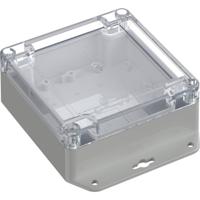 TRU COMPONENTS 6U07111105737 TC-13865268 Industriële behuizing 136.5 x 106.5 x 45 ABS-PC Lichtgrijs, Transparant 1 stuk(s)