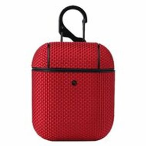 AirPods 1/2 hoesje - Hardcase - Business series - Rood