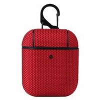 AirPods 1/2 hoesje - Hardcase - Business series - Rood