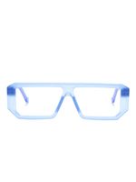 VAVA Eyewear lunettes de vue à monture pilote transparente - Bleu