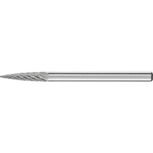 PFERD TOOLS 21222683 Freesstift Hardmetaal Spitsboog Lengte 43 mm Afmeting, Ø 3 mm Werklengte 13 mm Schachtdiameter 3 mm 1 stuks