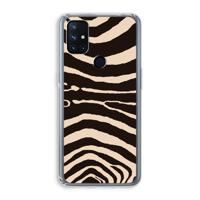 Arizona Zebra: OnePlus Nord N10 5G Transparant Hoesje