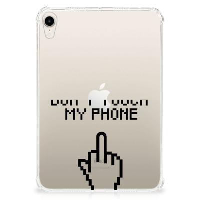 Apple iPad mini 6 (2021) Print Case Finger Don't Touch My Phone Apple iPad mini 6 (2021) Print Case Finger Don't Touch My Phone