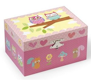 Muziekdoos voor sieraden - Uiltjes