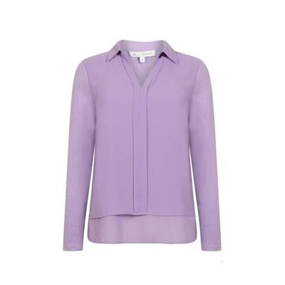 Tramontana semi-transparante top lila