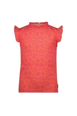 B.Nosy zomer top meisjes - roze AOP - Tamar