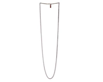Qoss Jasseron Ketting Jet 3 mm 85 cm